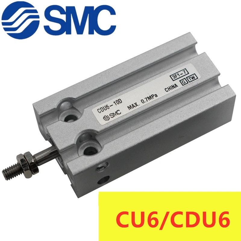 CU NEW SMC CU6 CDU6 CU6-5 CDU6-10 CU6-15 CDU6-20 CU6-25 CDU6-30 Free Mount Cylinder Double Acting Single Rod | Обустройство дома