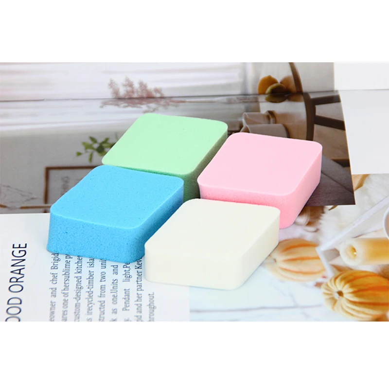 4 шт./компл. Алмазная губка пуховка для пудры BB крема CC крема кисточка для жидкого тонального крема Косметика Красота инструменты легкий и мягкий наполнитель из аморфофаллус коньяк губка