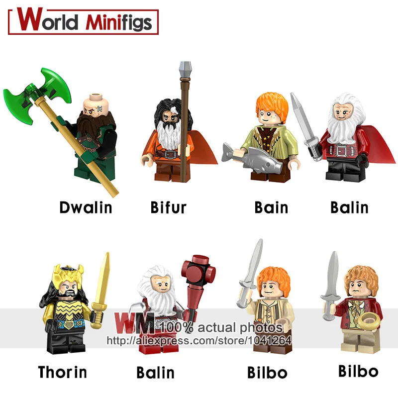 

20PCS/LOT Building Block The Lord of the Rings Action Bain Balin Models Brick Toys For