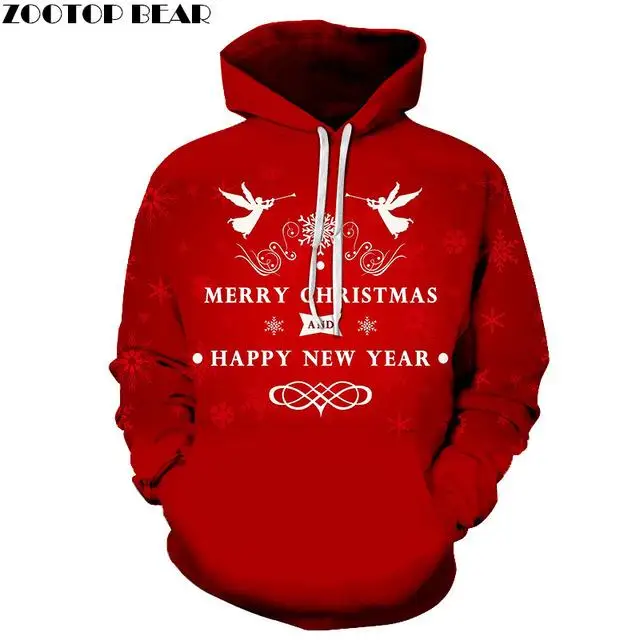 AFKH3626 Zootop urso marca impresso 3d moda повседневные толстовки camisolas de natal esporte homens dropshopping feliz natal Азиатский размер - Цвет: AFKH3626