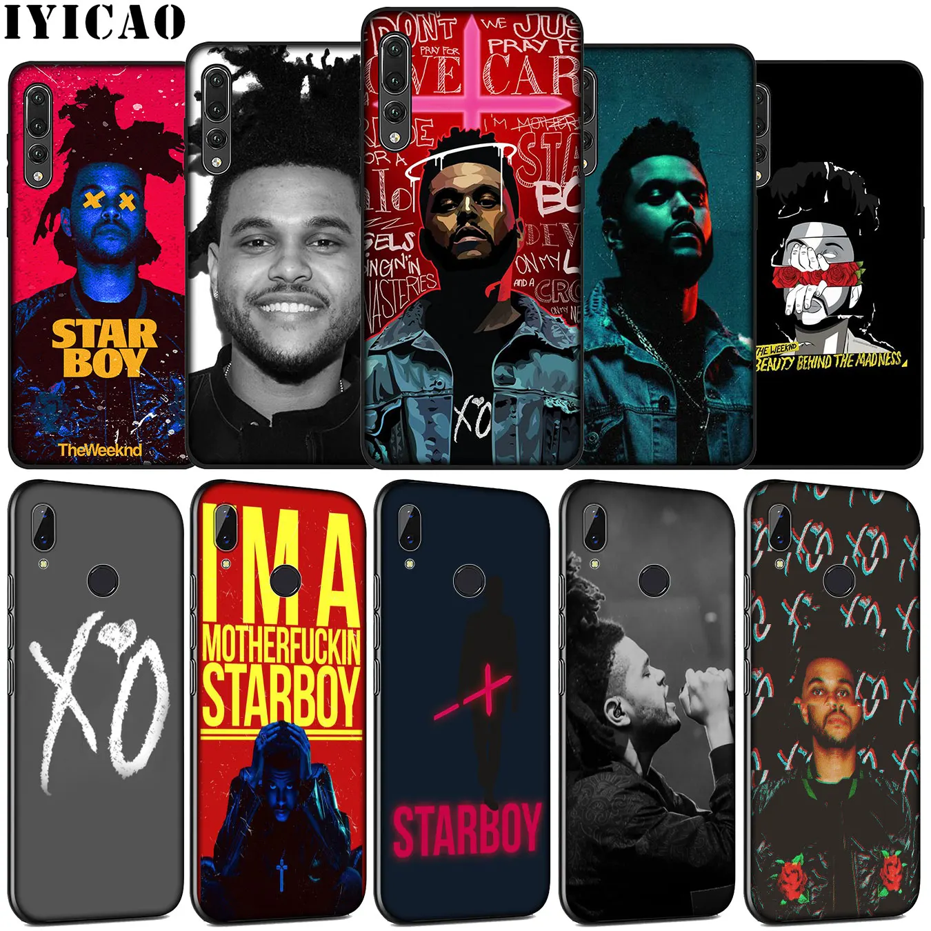 Мягкий силиконовый чехол IYICAO The Weeknd для телефона Huawei P30 P20 Pro P10 P9 Lite Mini 2017 2016 P Smart Z 2019