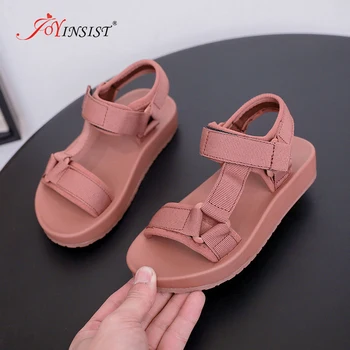 

2020 Fashion New Baby Toddler Shoes Simple Open Toe Children Sandals Girls Boys Big Kids Soft Bottom Beach Shoes Soft Bottom