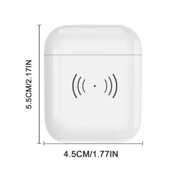 

Built-in 450mAh Battery Wireless Charge Case Wireless charging Receiver Cover For Airpods