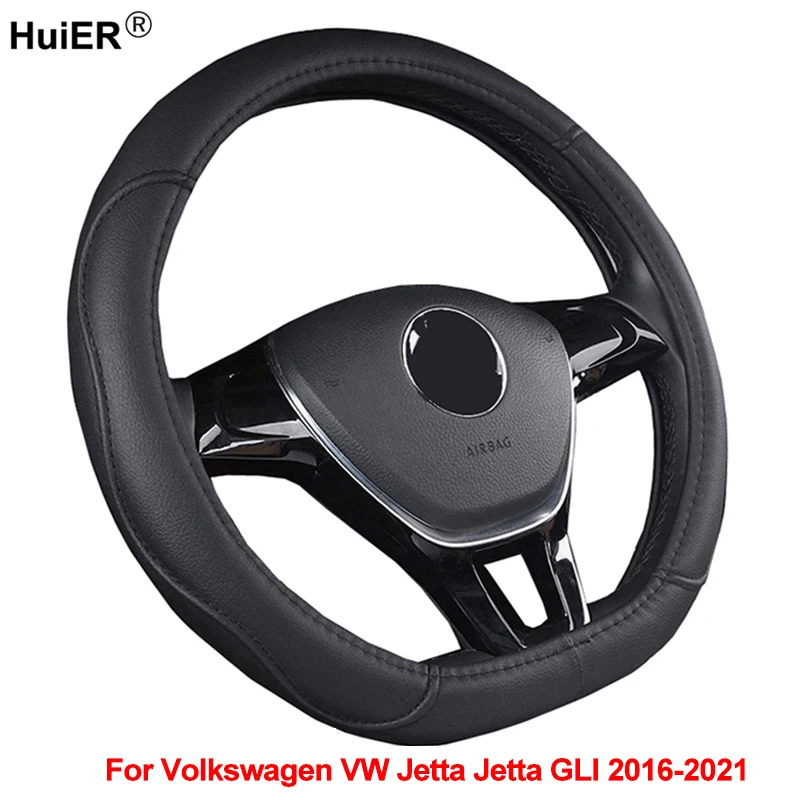 D Type Car Steering Wheel Cover Wrap For Volkswagen Vw Jetta Jetta Gli