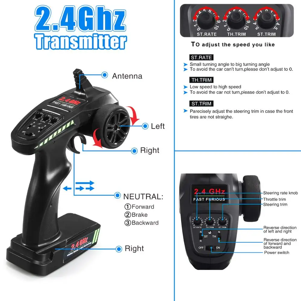 LeadingStar 1:18 RC Car Scale Remote Control Car 40+km/h High Speed Off Road Vehicle Toys RC Car for Kids and Adults LeadingStar 1:18 RC Car Scale Remote Control Car 40+km/h High Speed Off Road Vehicle Toys RC Car for Kids and Adults