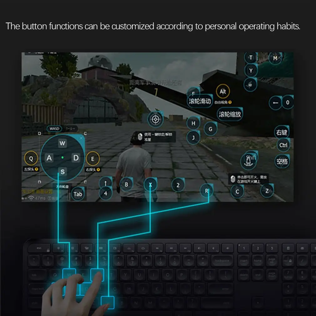  Ipega Pg-9116 Bluetooth Keyboard and Mouse Converter for Mobile Pubg Controller Games for android