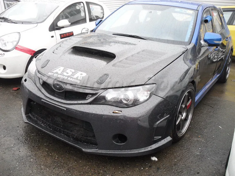 2008-2010 Subaru Impreza  GRB WRX STI OEM Style Front Grille FRP (7)