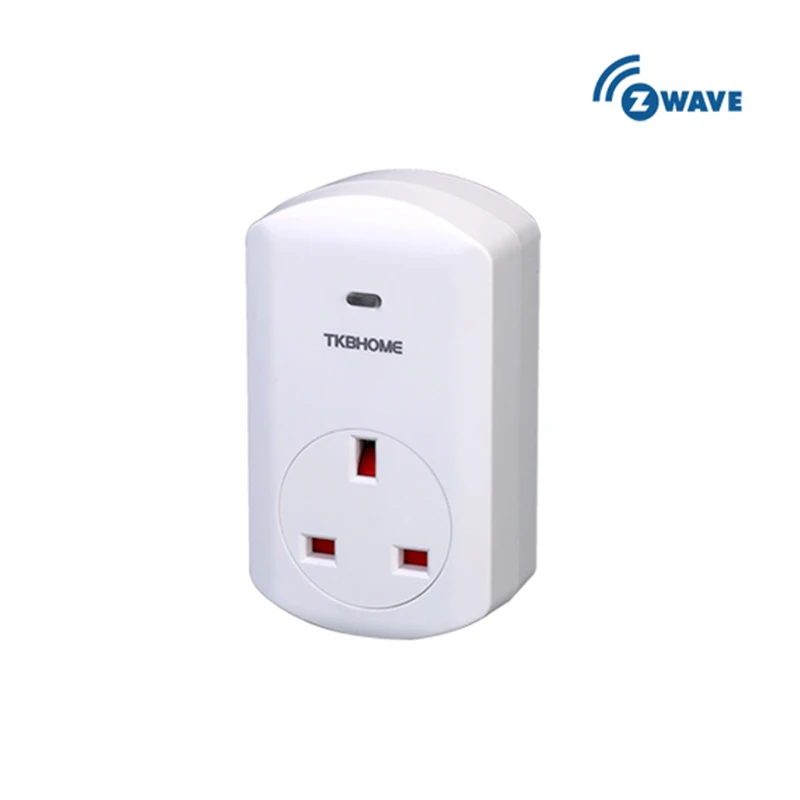 Clean price Z Wave power plug socket ON/OFF switch TKBHOME TZ68