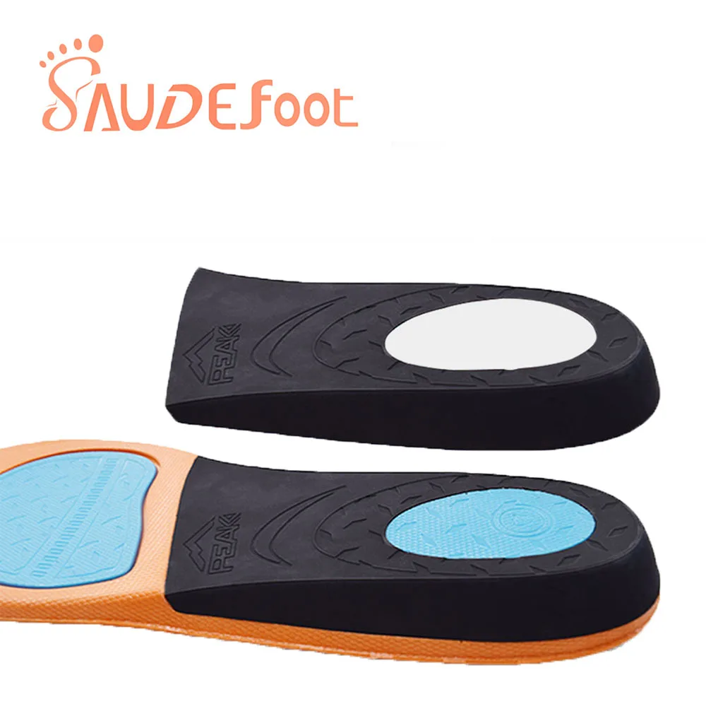 Saudefoot стелька для обуви кроссовки подушка PU демпфирующий Клей Ультра-тонкий бархат поглощающий пены памяти увеличенный гибкий мягкий башмак