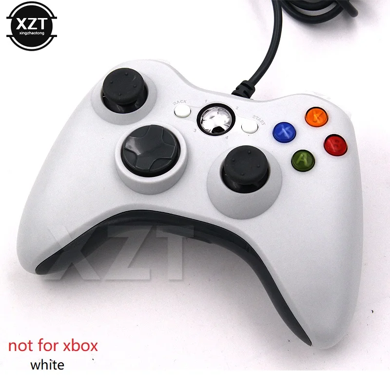 Not for xbox Новейший мини USB проводной игровой коврик Джойстик Геймпад контроллер для microsoft игровой системы ноутбук для компьютера Windows 7 не для xbox - Цвет: Not for xbox