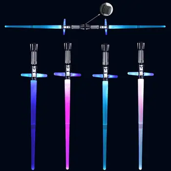 

Colorful Cross Scalable Laser Sword Toy Children Telescopic 7 Color Flashing Simulated Current Sound Outdoor Light Accelerometer