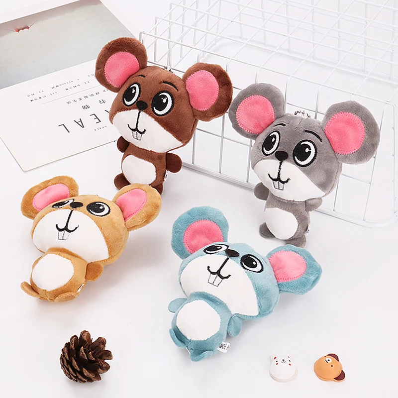 Mouse Doll Plush Doll Keychains Plush Toys Pendant Small Gifts Animals Nature Pendant Keychains Plush Cute Plush Keychains