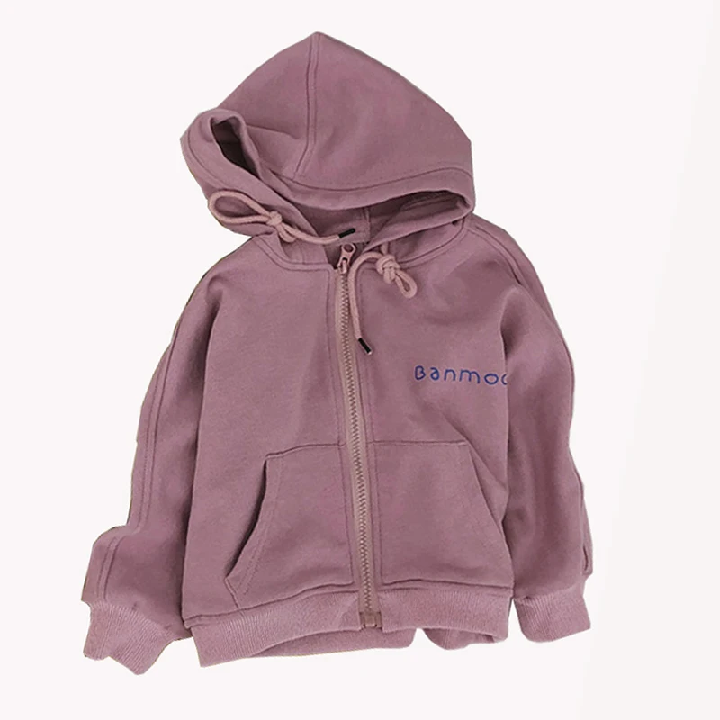 pink purple Модные весенние куртки для мальчиков; пальто; однотонная одежда; пальто с капюшоном; спортивная верхняя одежда для мальчиков и девочек; LZ574 - Цвет: pink purple