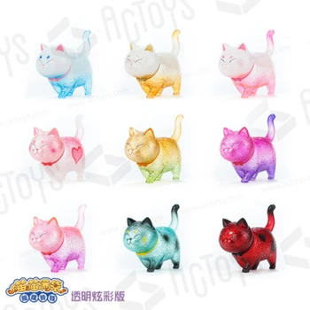

Blind Box ACTOYS Meow Full Bag Swinging Bell Transparent Colorful Cat Bell Blind Box Doll Decoration Gift