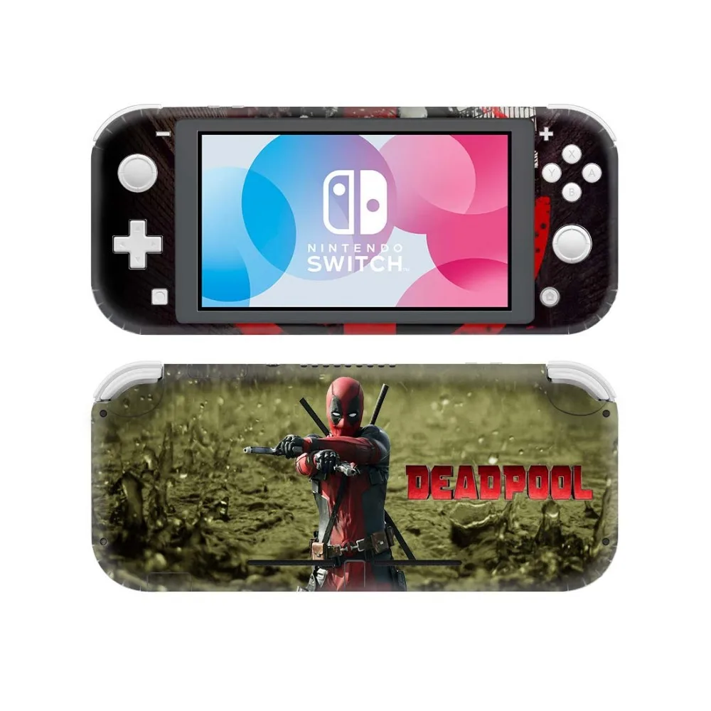 Наклейка из кожи Дэдпула для nintendo Switch Lite консоль и контроллер протектор Joy-con NAND Switch Lite NSL наклейка на кожу