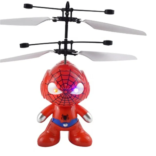 Мини-Квадрокоптер Дрон ручные игрушки мини-Дрон вертолет Летающий мигающий Радиоуправляемый Дрон спиральный индукционный самолет для детей - Цвет: G