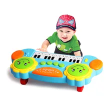 Zhi en bao детская электронная клавиатура детские музыкальные барабаны для детей раннего возраста развивающие пианино игрушки поколение Fa