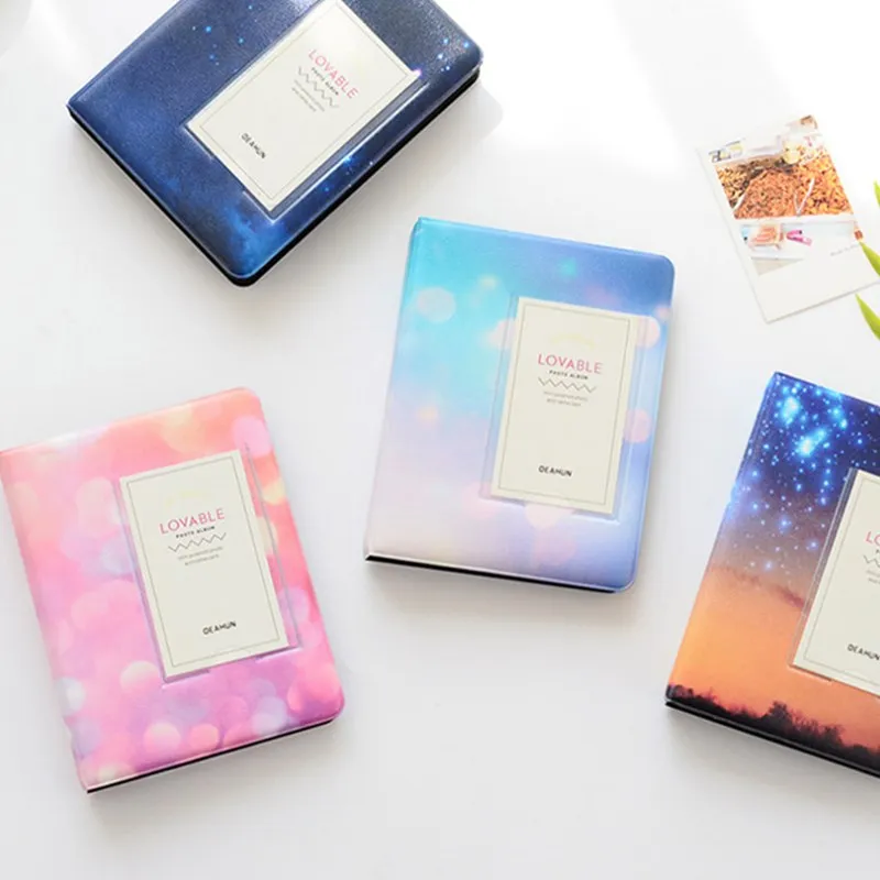 64 Pockets Starry Sky Photo Book Album 3 Inch For Fujifilm Instax Mini Films 9 8 7s 90 70 25 Name Card Holder | Дом и сад