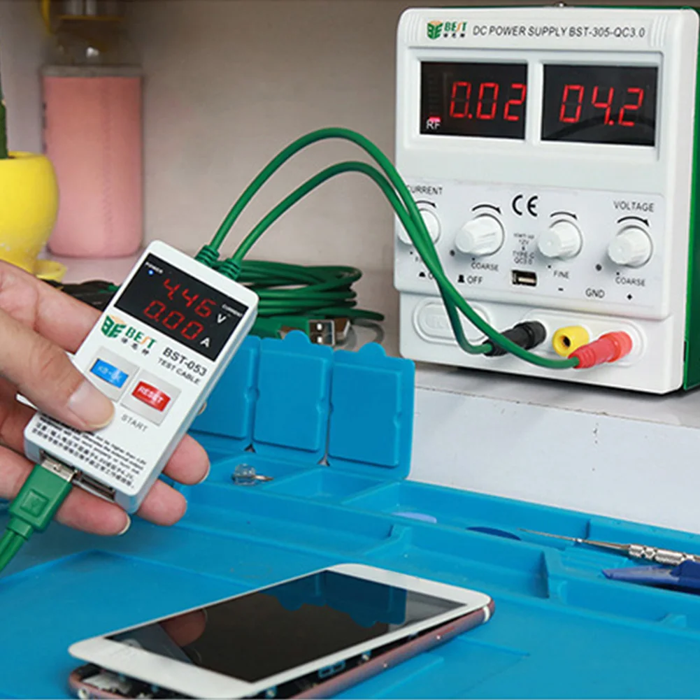 Single Board With Display Power Supply Diagnostic Tool Chips Practical Maintenance Phone Repair Mobile Test Cable Set For Apple