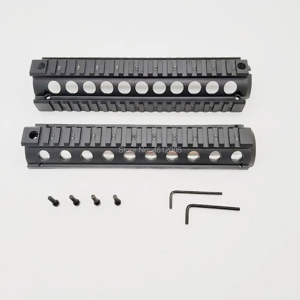 AR-15 Drop In Quad Rail из двух частей AR 15 Handguard Алюминий 9 дюймов для M4 M16 AR15 Handguard