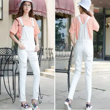 

NEW 2020 popular style solid woman hole pants woman jeans good quality 944