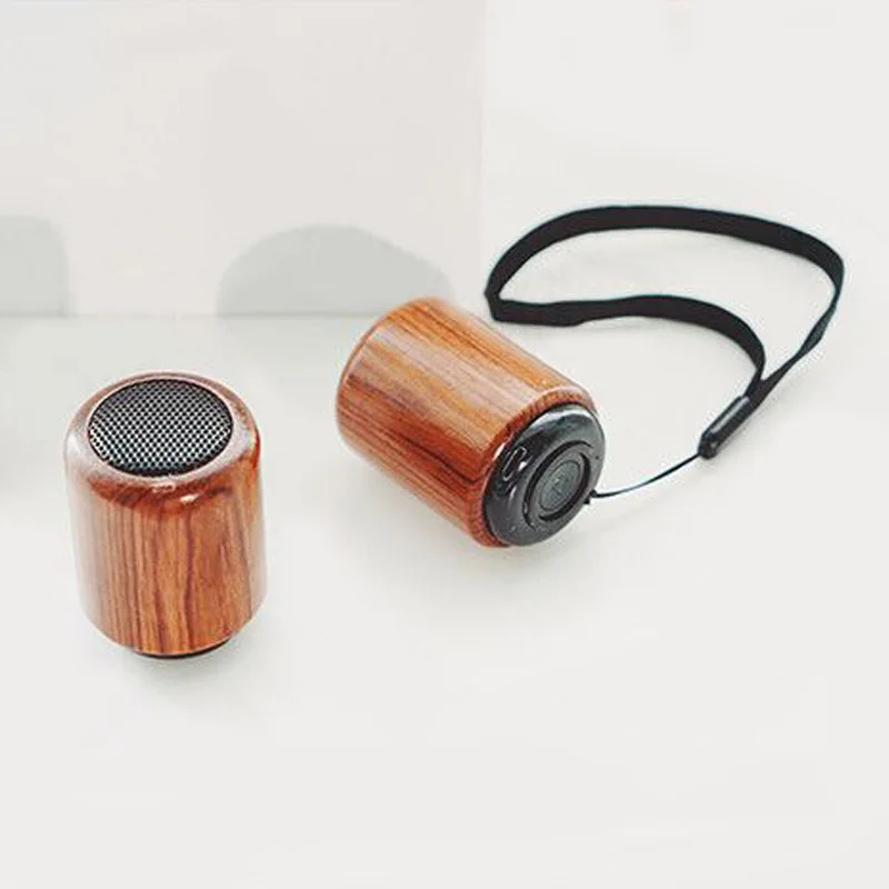 Мини беспроводной Bluetooth 4 2 стерео деревянный динамик расположен рядом с