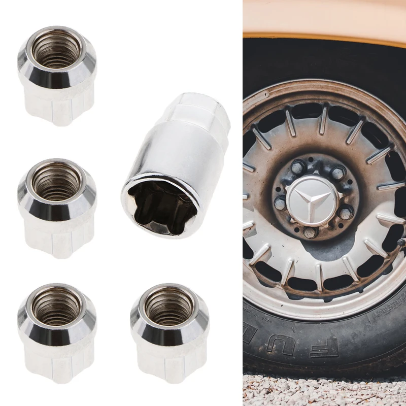 

12mm Car Anti-theft Wheel Screw Bolt & Lock Lug Nut For Toyota Nissan Mazda Honda Hyundai Ford Kia Buick Etc Car Accessories
