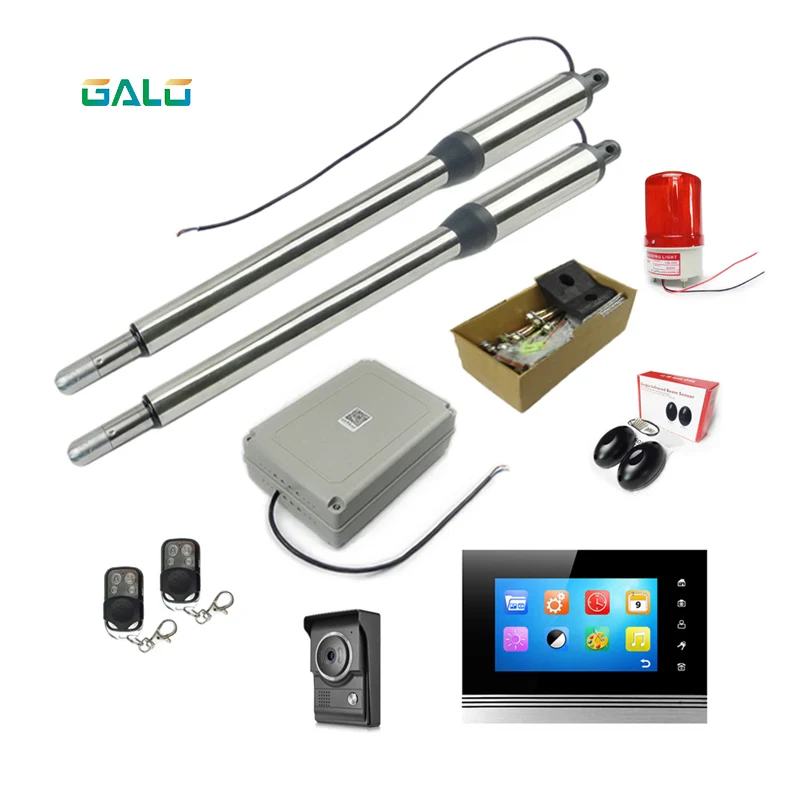 

DC24V Electric Linear Actuator 300kgs Engine Motor System Automatic Swing Gate Opener + 2 Remote Control