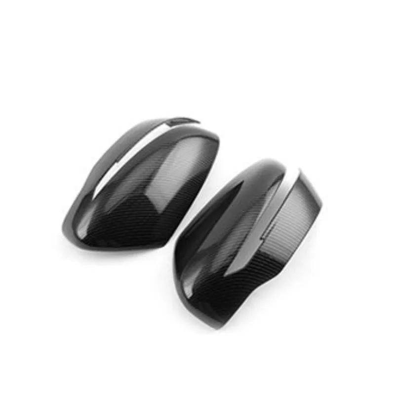 ABS карбоновое волокно крышка зеркала заднего вида отделки автомобиля