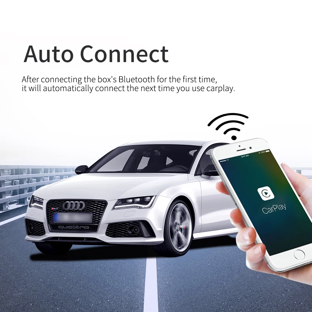 LoadKey & Carlinkit 2.0 CarPlay Wireless Android Auto Activator For Hyundai Palisade Sonata kona Ioniq Azera Smart USB Dongle