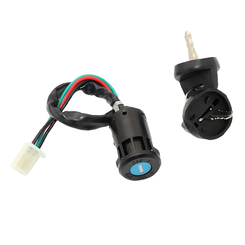 Best 4 WIRE FEMALE IGNITION KEY SWITCH 50cc 110cc 125cc 150cc ATV BIKE CHOPPER