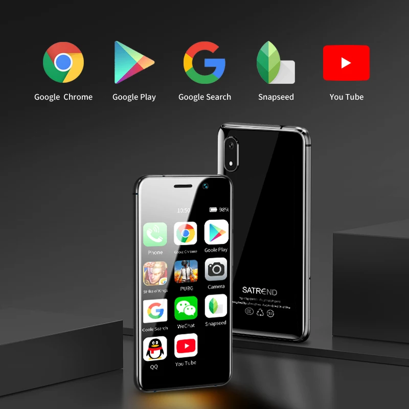 Satrend S11 Мини смартфон 3,2" Dual 4G LTE MTK6739 четырехъядерный 2 ГБ+ 16 Гб gps ультра тонкий телефон маленький Android сотовый телефон