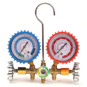 

Refrigerant Manifold Gauge Set Air Conditioning Tools + Refrigerant Testing Char X4YD
