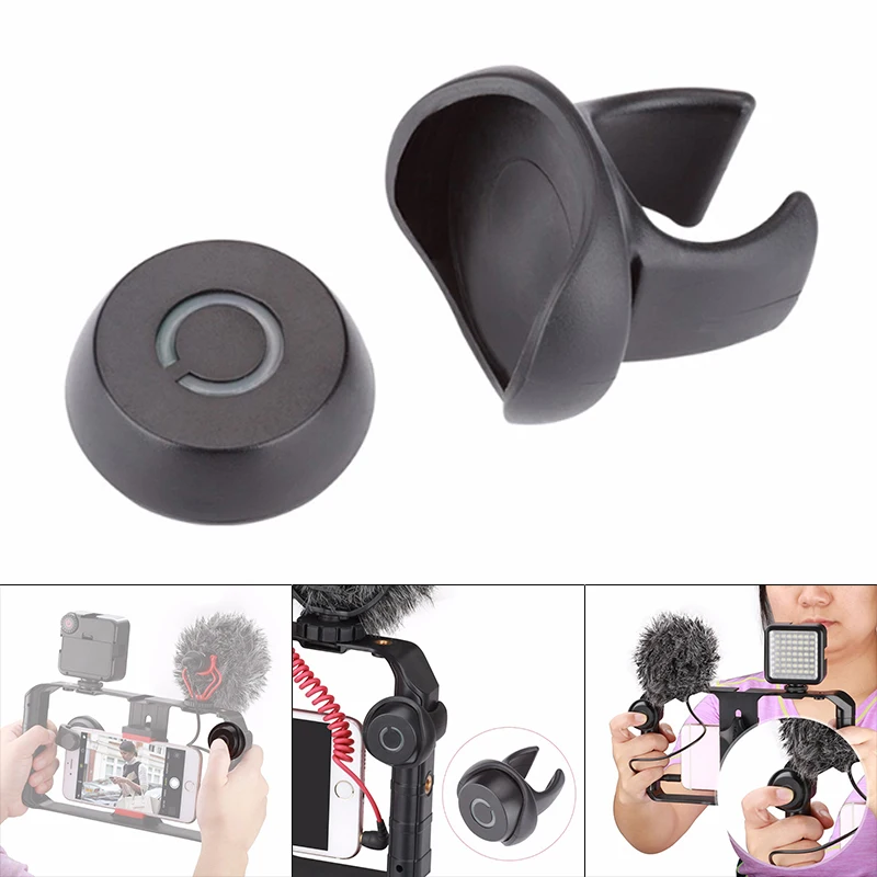 

Clip Wireless Shutter Bluetooth Remote Control Release for U-Rig iPhone X Smartphone Video Shooting LHB99