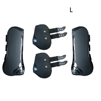 

Guard Protection Wrap Durable Front Hind Riding Training Adjustable Practical Horse Leg Boots Outdoor Equestrian Brace Farm