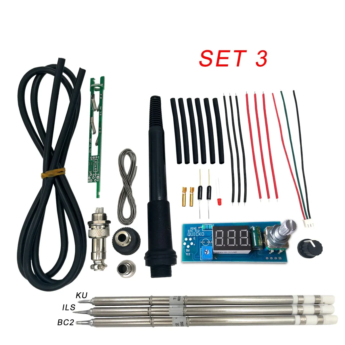 Elektrische Einheit LED Digital Lötkolben Station Temperaturregler DIY Kits Verwendung für HAKKO T12 Griff Vibrationsschalter Tipps – Detail 3