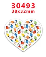 30493 30 шт. плоское украшение из смолы Рождество смолы pr30609 - Цвет: 30493