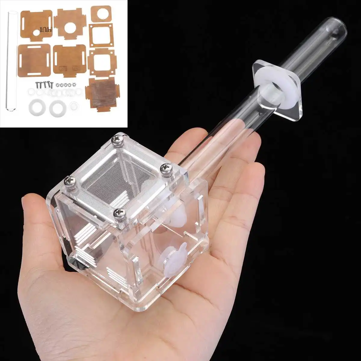 

Ant Nest Tube Mini Glass Tubes Ant Nest with Active Zone beekeeping equipment