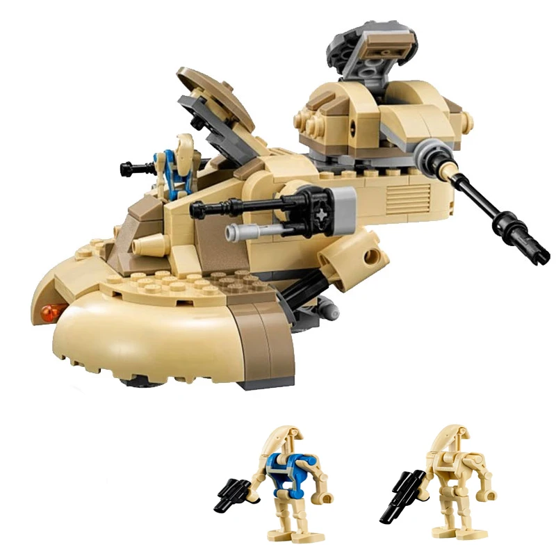 

Star Wars Series ATT Movie The Phantom Menace Jar Jar Binks 3 Figures Building Blocks Toys Compatible Starwars Sets