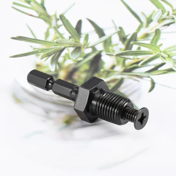 

New 1pc 1/4-Inch 1/2 Thread Keyless Quick Change Drill Chuck Adapter Hex Shank/xh