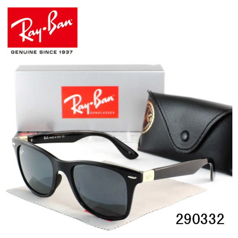 Винтажные Ретро солнцезащитные очки RayBan RB4195 уличные очки RayBan мужские/женские ретро солнцезащитные очки мужские очки тени UV400