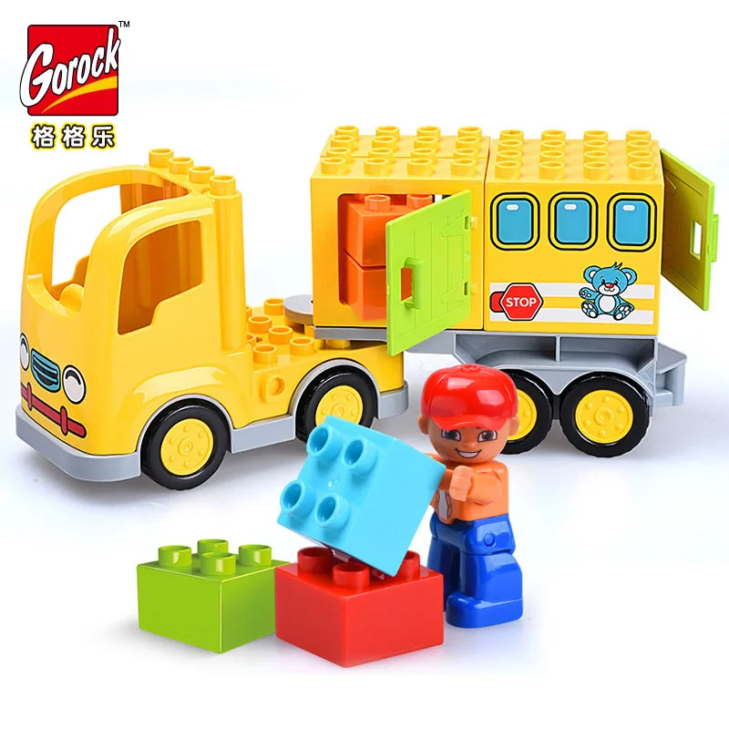 

1037 Big Building Blocks Model Set Legoingly 23Pcs children Educational Bricks Toys For Toy Gift For Baby Compatible With Duploe