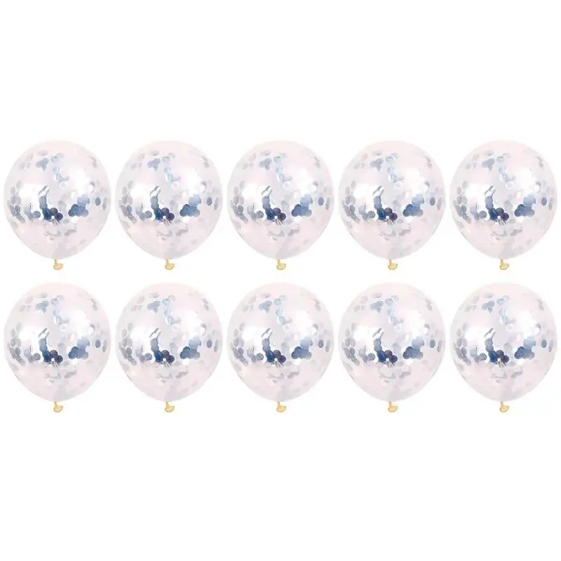 10pcs 12inch 1 Набор воздушные шары на день рождения DIY вечерние шары для декора стола - Цвет: 10pcs 12inch