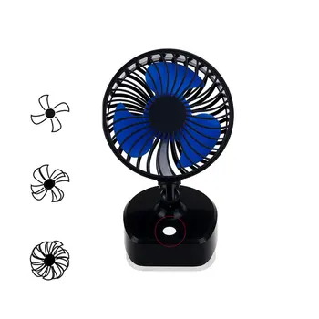 

Creative 360 Degree Rotating Fan Usb Charging Portable Office Desktop Clip Fan Creative Gift 220V Ventilation Fan Rotary Vane 2W