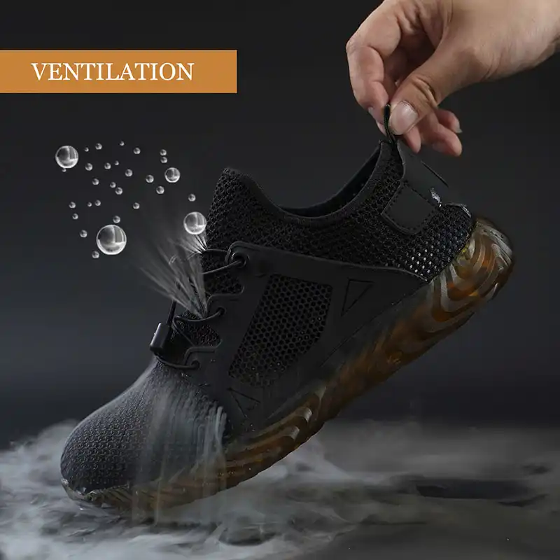 lightweight safety shoes men women work trainers steel toe caps sport sneakers