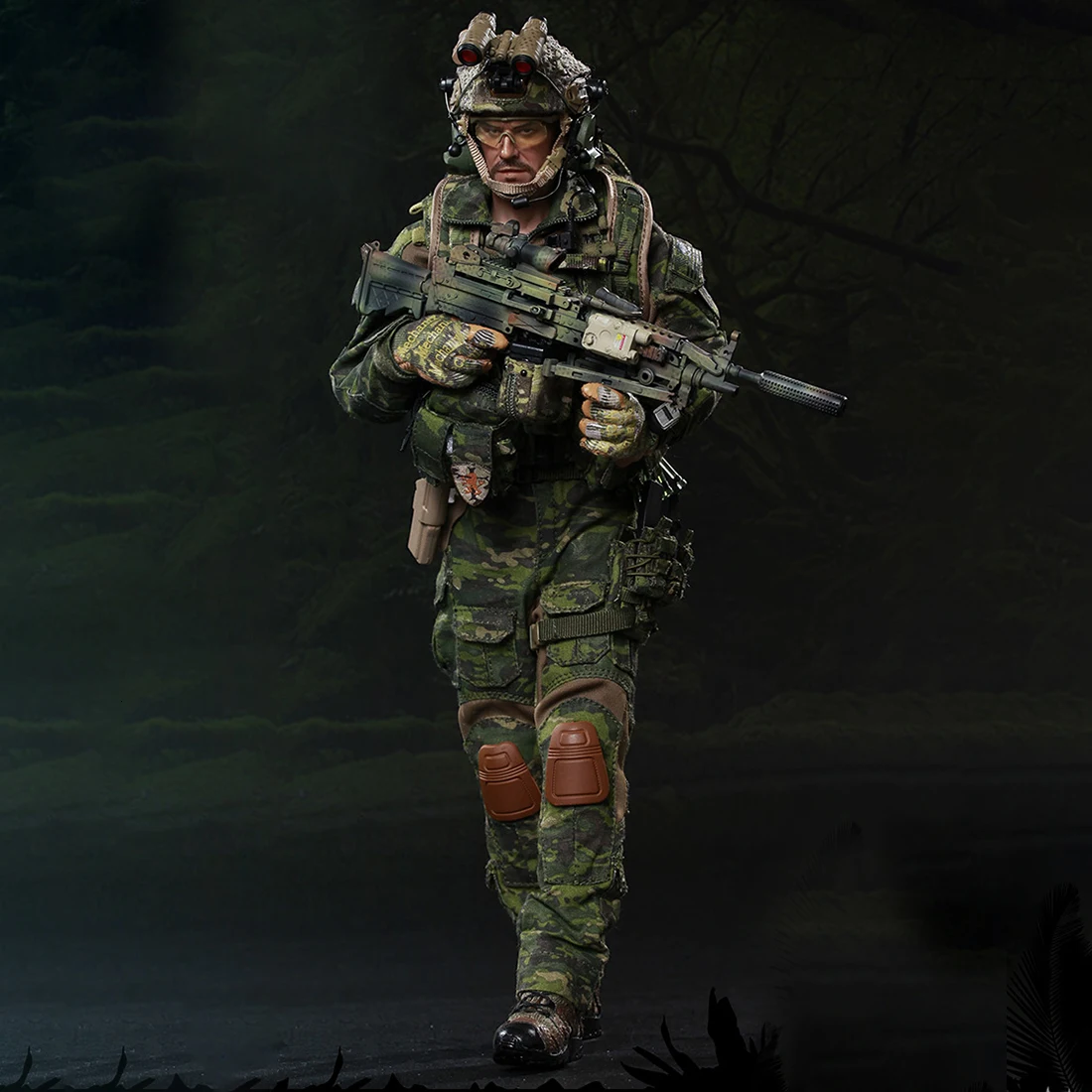 1/6 30 см модель солдата Реалистичная голова скульптура DIY подвижный Devgru джунгли обеззараживание Военная фигура