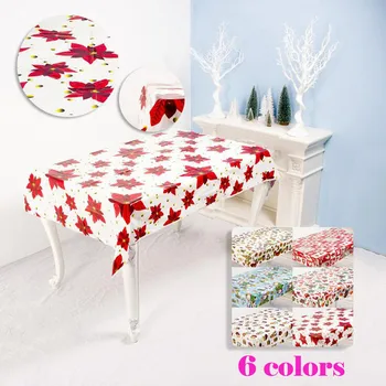 

Disposable Rectangular Printed PVC Cartoon Tablecloth 110*180cm Christmas Decorations For Home boże narodzenie navidad рождество
