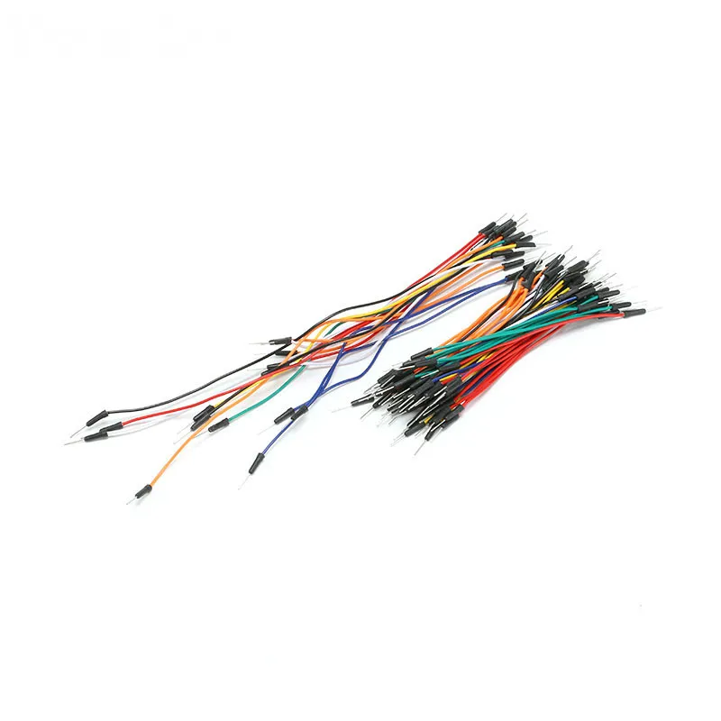 65 шт./компл. от мужчин до мужчин гибкий макет линии перемычки кабеля провода для Arduino хлеб провода платы Соединительная линия лигация