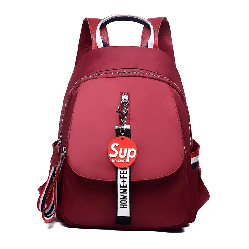 Ткань Оксфорд рюкзак Для женщин стиль корейско-Стиль Детский жакет из денима для девочки; сумка для школы, колледжа Повседневное путешествия универсальный рюкзак