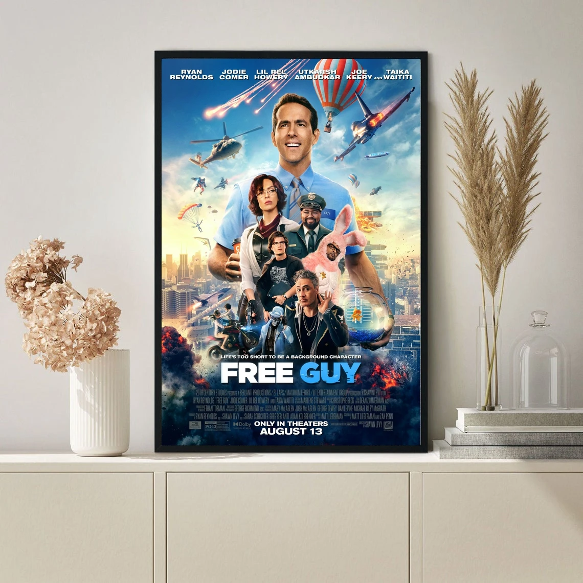 FREE GUY Movie Poster Wall Painting Home Decoration (No Frame ...